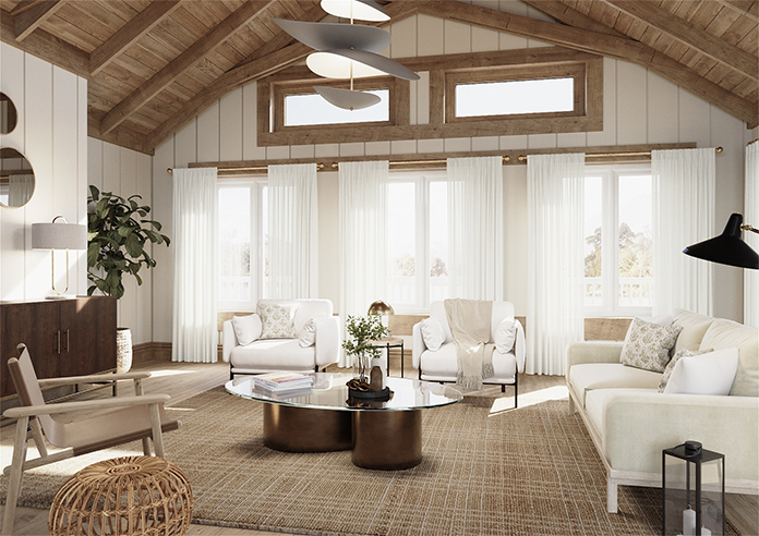 Salerno Voile, Coastal White - Made to Measure Curtains - Image 7